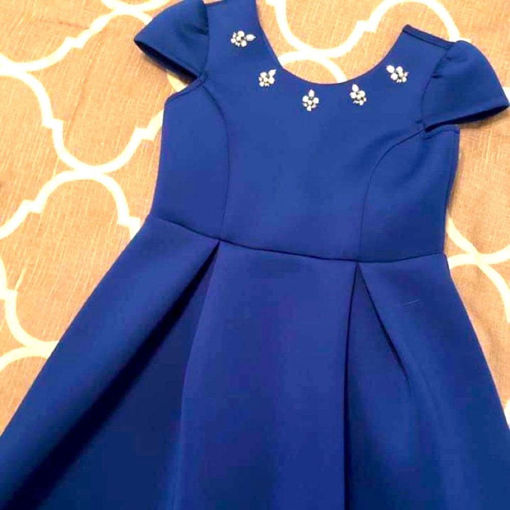 Blue dress. Good condition . Adorable. Good for pageant interview or event ms.